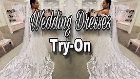 Trying on Wedding Dresses at David’s Bridal | IBRenee