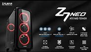 Zalman Z7 NEO ATX Mid Tower Gaming PC Case 2022