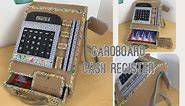 How to make cardboard cash register | HappyBankyCraftymom