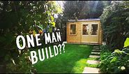 TINY LOG CABIN KIT -- FULL DIY BUILD (Dunster House) -- how to