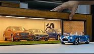 DIY Miniature 5 Car Luxury Garage for Diecast Model Cars