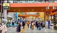 KIX - Kansai Airport Walking Tour - Osaka Japan [4K/HDR/Binaural]