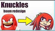 Knuckles- Sonic Boom Redesign