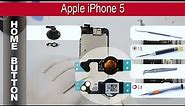 How to replace 🔧 Home button flex cable 🍎 Apple iPhone 5 A1428, A1429, A1442
