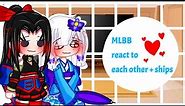 MLBB react to each other + ships(BL&GL)//Gacha Neon//