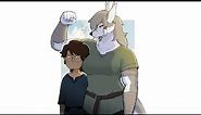 When You Have A Buffed Wolf Girl As A Friend | 00Niine comic dub