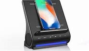 Dockall Fast Wireless Charger Bluetooth Speakers 4 in 1 Docking Station Charge 3 Devices for iPhone 15 14 13 12 11 Samsung Galaxy S23 S22 S21 S20