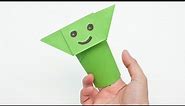 Create an Easy Yoda Finger Puppet Origami - DIY - Guidecentral