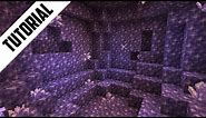 Minecraft: How to Build an Amethyst Geode (Step By Step)