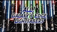 ALL 27 Star Wars Galaxy's Edge Lightsabers Review!