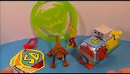 2011 ARBY'S SCOOBY-DOO FULL SET OF 4 COLLECTIBLES VIDEO REVIEW