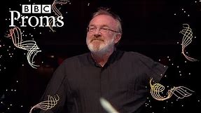 Orchestra surprise conductor with Happy Birthday rendition during Proms rehearsal