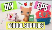 DIY LPS School Supplies!