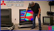 The Biggest CRTs still in use! The Mitsubishi 40" Tube TV - Cathode Ray Blog