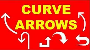 How To Draw Curved Arrow in Word ( Microsoft )