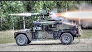 TOW Missile Shooting – Military Humvee TOW Missile Carrier