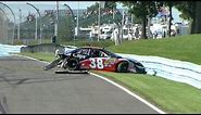 Jason Leffler in hard crash at Watkins Glen