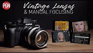 Fujifilm X-T3: Using vintage lenses and manual focusing options