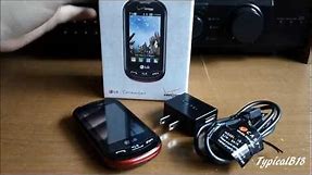 LG Extravert (VN271) Verizon Wireless Mobile Phone Review/Look