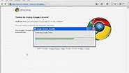 Installing Google Chrome on Windows XP.avi