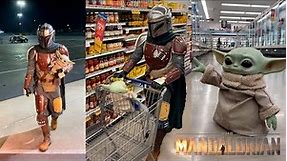 "The Gang Goes To The Grocery Store" The Mandalorian & Baby Yoda Food Lion Trip - Viral TikTok