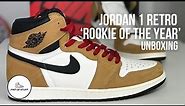 Air Jordan 1 Retro 'Rookie of the Year' Sneaker Unboxing