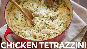 Easy Chicken Tetrazzini Casserole Recipe - Comfort Food for Dinner