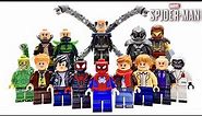 LEGO Spider-Man PS4 videogame How To Build All Main Characters
