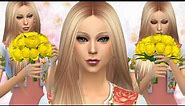 The Sims 4: Create A Sim with Animations - "Flower Inspired"