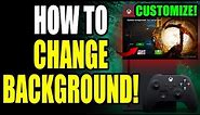 How to CHANGE BACKGROUND on Xbox Series X/S (Custom or Default Backgrounds For Xbox!)