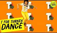 TURKEY DANCE 🦃Thanksgiving Exercise For Kids | GO with YOYO Fitness Brain Breaks