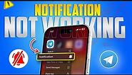 How to Fix Telegram Notification Not Working on iPhone | Telegram Notification Problem