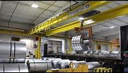 15-Ton Double Girder Overhead Crane for Steel Coils