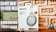Sony WH 1000x M3 Noise Cancelling Headphones Unboxing