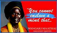 52 Wangari Maathai’s Quotes | Inspiring Wise Life Quotes of Wangari Maathai