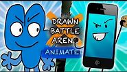 Four VS MePhone4 (BFDI VS Inanimate Insanity) - Drawn Battle Arena: Animated Episode 4
