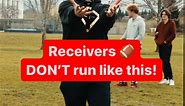 RECEIVERS DON’T RUN LIKE THIS! | Dynamic Training with D.T.