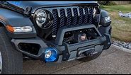 2020 Jeep Gladiator, Rugged Ridge Venator Bumper, Headlight Revolution S-V.4 LED's. A review.