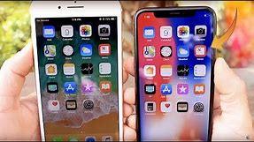 iPhone X vs iPhone 8 Displays | Blue Shift, Screen burning, color accuracy & more