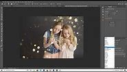 Adding a glitter overlay to an image in Photoshop, plus resources for FREE GLITTER, levels, screen