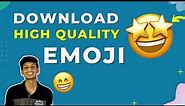 Download High Quality Emoji | How to Download High Quality Emoji For Subtitle Videos
