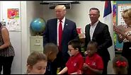 EXCLUSIVE: Donald Trump Visits School In Las Vegas, Nevada - FNN