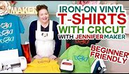 Cricut Iron-On T-Shirt Tutorial - Beginner Friendly!