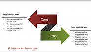 How to Create Pros and Cons with Arrows: PowerPoint Diagram Series