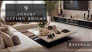9 Luxury Modern living room interior design ideas
