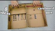 ✔ 8 Cardboard Box Ideas