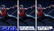 Spider-Man: Miles Morales | PS5 - PS4 - PS4 Pro | Graphics & FPS Comparison