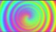 Colorful Ripple Rotating Sphere Spiral Backdrop Video - Trippy Party Background