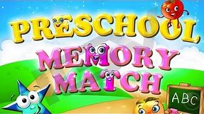 Preschool Memory Match and Learn : 6 in 1 Educational Matching Games for Kids HD