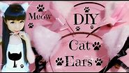 DIY Cat Ears | Fluffy Ears (Easy) | Halloween DIY